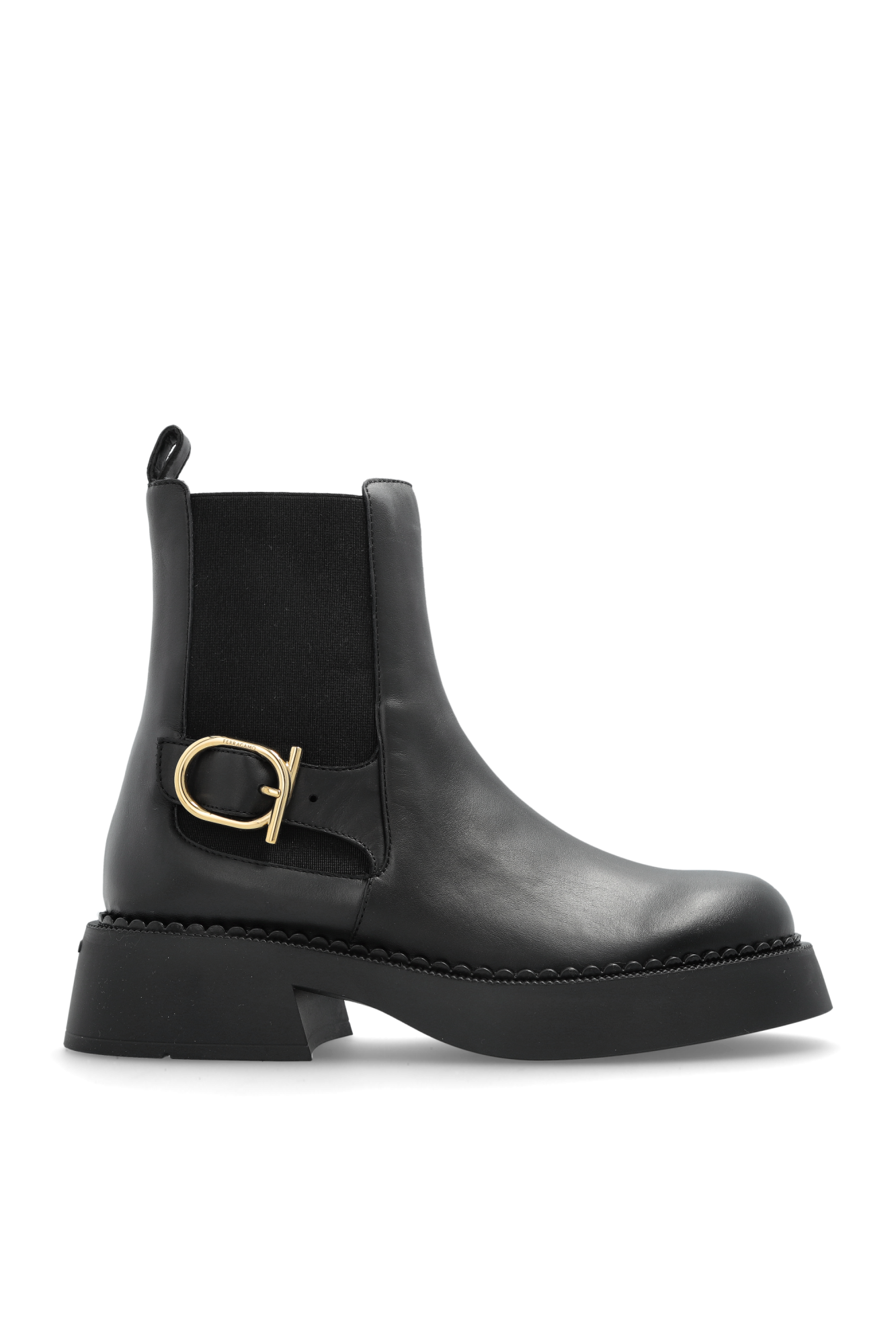 Black Chelsea boots `Tia` FERRAGAMO - Vitkac AS